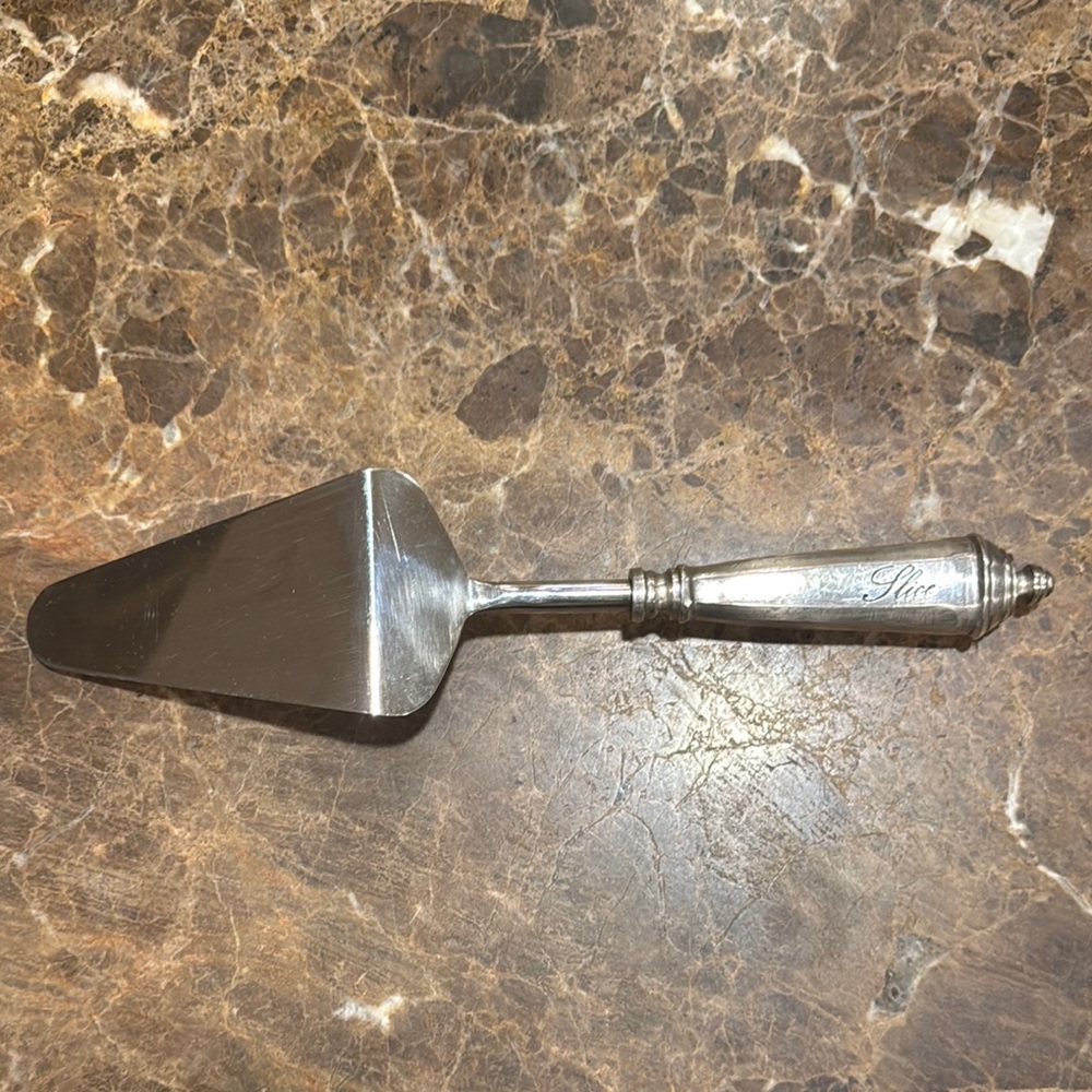 Silver Cake Server - Picture 3 of 5